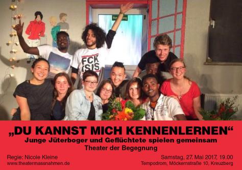 Flyer Theaterprojekt Aufführung Kirchentag