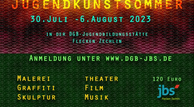 17. JUGENDKUNSTSOMMER „work`n future“